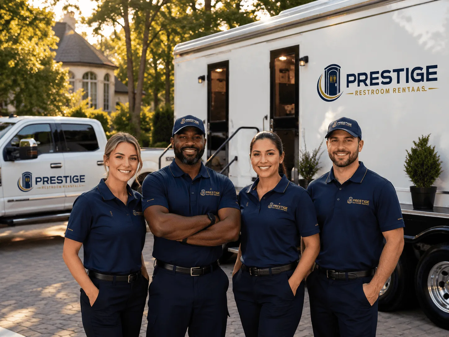 Trusted Luxury Portable Restrooms company in Rew, PA